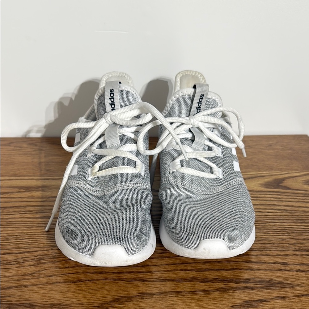 Adidas Women’s White and Gray Cloudform Sneakers